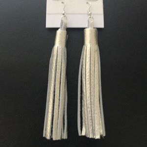 Leather Tassel Earrings